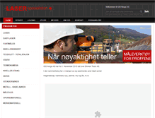 Tablet Screenshot of lasere.no